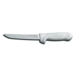 Sani-Safe 6" Wide Boning Knife with Polypropylene Handle