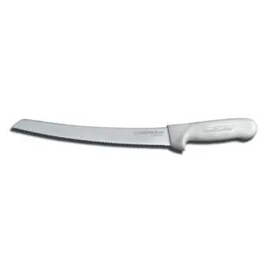 Dexter Russell Sani-Safe 10" Scalloped Edge Curved Bread Knife - S147-10SC-PCP