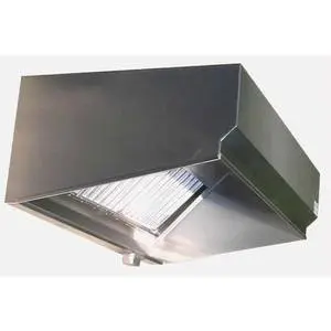 Superior Hoods 4ft Stainless Restaurant Grease Exhaust Hood NFPA96 - VSE42-04
