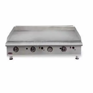 24" Heavy Duty Manual Griddle Nat Gas Countertop 66,000 BTU