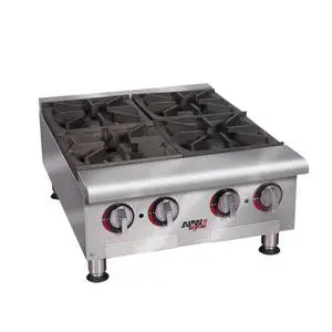 36" Step-Up Heavy Duty Hot Plate Manual w/ 6 Burners Nat Gas