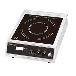 Adcraft Countertop 120 V Induction Hot Plate W/ Electric Controls - IND-E120V