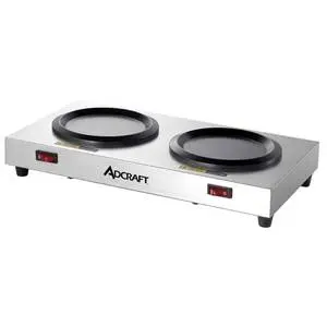 Adcraft Dual Pot Countertop Coffee Pot Heating & Warming Plate - WP-2