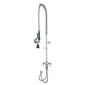 Krowne Metal 38"H Pre-Rinse Faucet Deck Mount LOW LEAD Heavy Duty NSF - 17-202WL