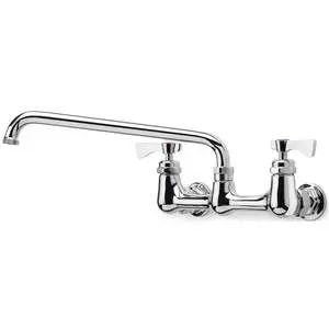 Krowne Metal Royal 8" Splash Mount Faucet w/ 8" Swing Spout NSF LOW LEAD - 14-808L