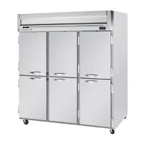 Beverage Air 69.1CuFt Horizon Series 6-Door Reach-In Freezer S/S Interior - HFS3HC-1HS