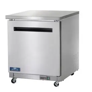 28" Undercounter Freezer 1 Door Stainless Exterior