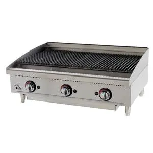 Star-Max Countertop 36in Radiant Gas Charbroiler - 6136RCBF