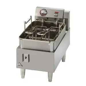 Star-Max Countertop 15lb Standard Twin Basket Electric Fryer - 515F