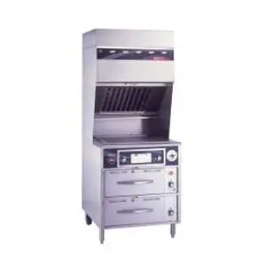 Wells Ventless Range w/ Drawer Warmers & Griddle Top - WVG-136RW
