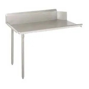 John Boos 72" Stainless Clean Dishtable Straight Left or Right Side - EDTC8-S30-*72