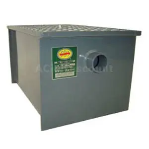 John Boos 8 lb Grease Trap Interceptor Carbon Steel PDI Certified - GT-8