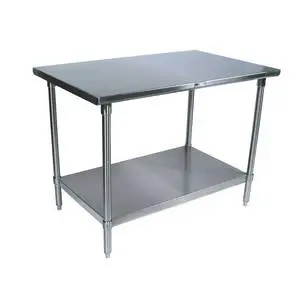 John Boos All Stainless 30" x 24" Work Table 16 Gauge with Undershelf - ST6-2430SSK-X