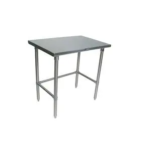 John Boos 30" x 24" All Stainless Work Table 16 Gauge w/ Bracing - ST6-2430SBK-X