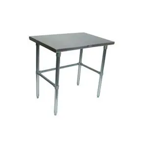 John Boos All Stainless 48" x 24" Work Table 16 Gauge w/ Bracing - ST6-2448SBK-X