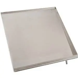 John Boos 21" Wall Mounted Solid Sorting Shelf 18 Gauge Stainless - PB-SRW-21-X