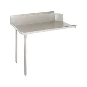 John Boos 72" Clean Dishtable 16 Gauge Stainless Straight - JDTC-20-72-X