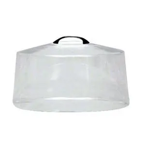 Update International Cake Stand Plastic Dome Cover w/ Chrome Handle - CSC-13