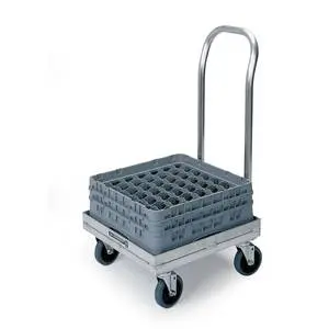 Lakeside Aluminum Dish & Glass Rack Dolly w/ 5" Casters - 337