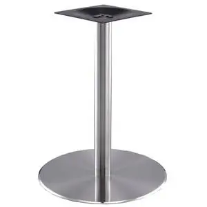 Art Marble Stainless Steel Dining Height Round Table Base - SS14-23D
