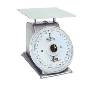 Update International Stainless Steel 2lb Capacity Scale w/ 7in Rotating Dial - UPS-72R