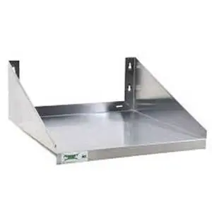 Advance Tabco 24" x 18" Stainless Microwave Shelf Wall Mounted - MS-18-24-EC-X