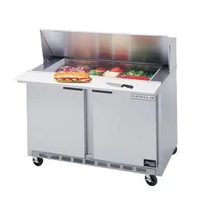36" Cutting Top Refrigerated Sandwich Prep Table w/ 12 Pans