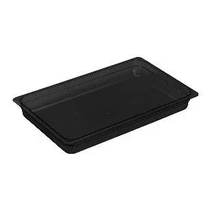 Cambro 6 ea. - 2-1/2" Deep High Heat Full Size 12" x 20" H-Pan - 12HP