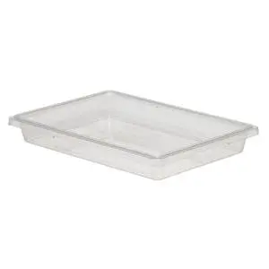 Cambro 6 ea. - CamWear 18" X 26" X 3-1/2" Clear Food Box 5 Gal. - 18263CW135