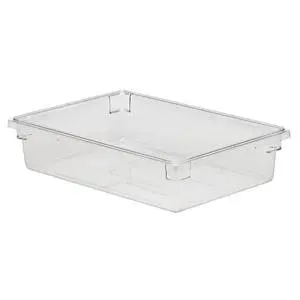 Cambro 6 ea. - CamWear 18" X 26" X 6" Clear Food Box 8.75 Gal. - 18266CW135