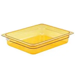 Cambro 6 ea. - 2-1/2" Deep High Heat Half Size 10" x 12" H-Pan - 22HP