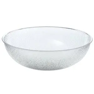 Cambro 4 ea. - CamWear 15" Round Pebbled Salad Bowl - PSB15176