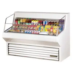 True 60" Horizontal Air Curtain Open Air Merchandising Cooler - THAC-60-HC-LD