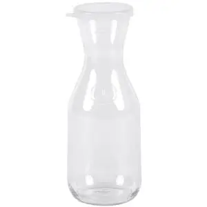 Cambro 12 ea. - CamWear CamLiter 1.5 Liter Beverage Decanter w/ Lid - WW1500135