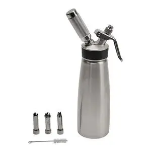 ChefMaster NSF Stainless Steel Whipped Cream Dispenser - 0.5L / 1 Pint - 90078