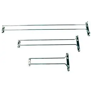 Update International 16in Chrome Plated Glass Hanging Rack - GHC-16