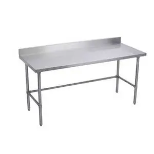 Elkay Foodservice 48"x24" S/s Work Table 16/300 4" Backsplash Galvanized Shelf - WT24S48-BGX
