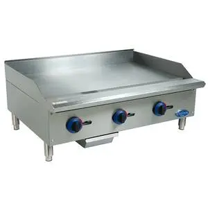 36" Chefmate Counter-top Gas Griddle - Manual Controls