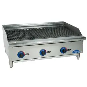 36" Chefmate Counter-top Gas Charbroiler - Natural Gas