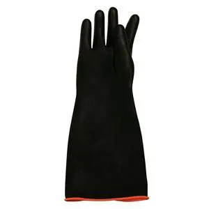 Update International 18in Rubber Gloves Elbow Length Liquid Proof - RG-18HD