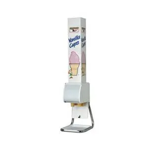 Ice Cream Cone Dispenser Stand w/ Removable Chrome Legs