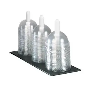 Three Section Dome Lid Holder / Organizer - Flat