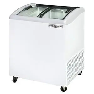 Beverage Air 4.7 CuFt 28" Slanted-Top Novelty Case Display Freezer - NC28HC-1-W