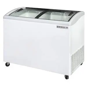 Beverage Air 8.7 CuFt 43" Slanted-Top Novelty Case Display Freezer - NC43HC-1-W