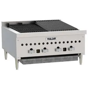 24"W Radiant Gas Charbroiler 58 kBTU