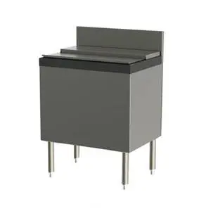 30" Stainless Extra Capacity Underbar Ice Bin No Cold Plate
