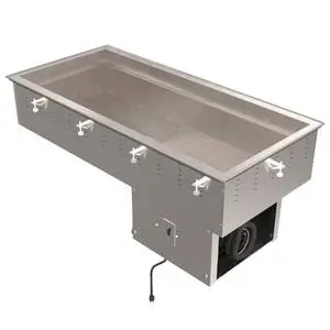Vollrath 4 Pan Standard Refrigerated Modular Cold Pan Drop-In - FC-4C-04120-R
