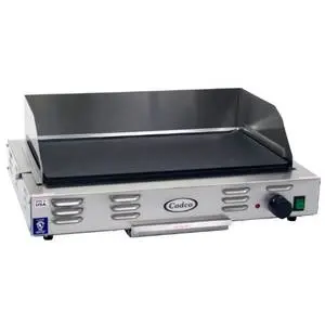 Cadco 21" Countertop Stainless Steel Electric Griddle - 208/240 V - CG-20