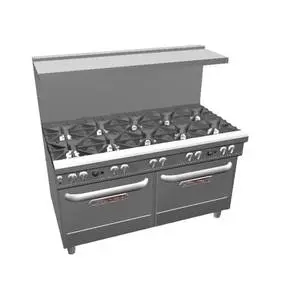 Southbend Ultimate 60" 10 Star Burner Range w/ 2 Convection Ovens - 4603AA