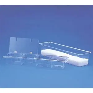 Spill-Stop Bar Condiment Caddy Four Compartment Clear Acrylic - 151-04